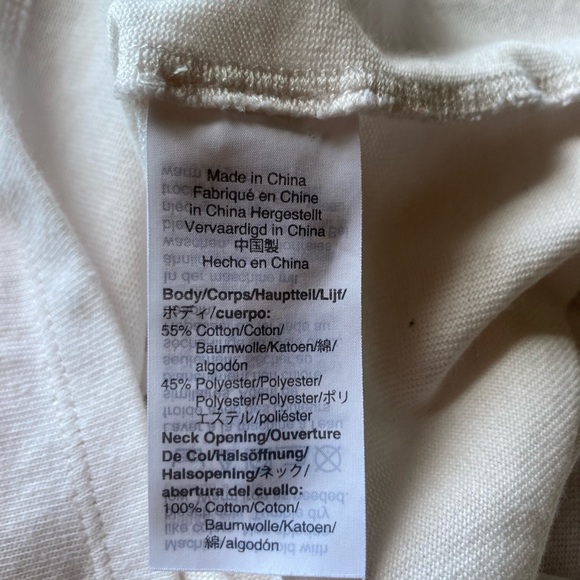 Madewell Retro Ringer Earth Day Tee XS EUC Cream & Green - Picture 4 of 7